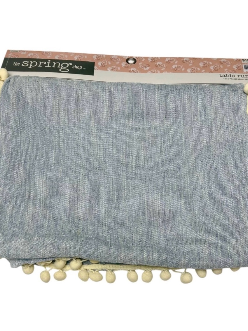 The Spring Shop Light Blue Table Runner